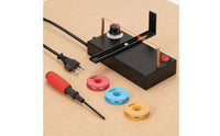 Cuts and Seals Edges Bench Mount Hot Compact Design Hot Cutting Tool Multi-Purpose Ribbon Cutting Machine Clean Cut for Hobbyists, Workshop