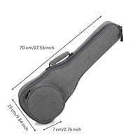 Waterproof Ukulele Gig Bag Adjustable Shoulder Strap Ukulele Gig Bag Lightweight Musical Instrument Accessory for Travel, Storage
