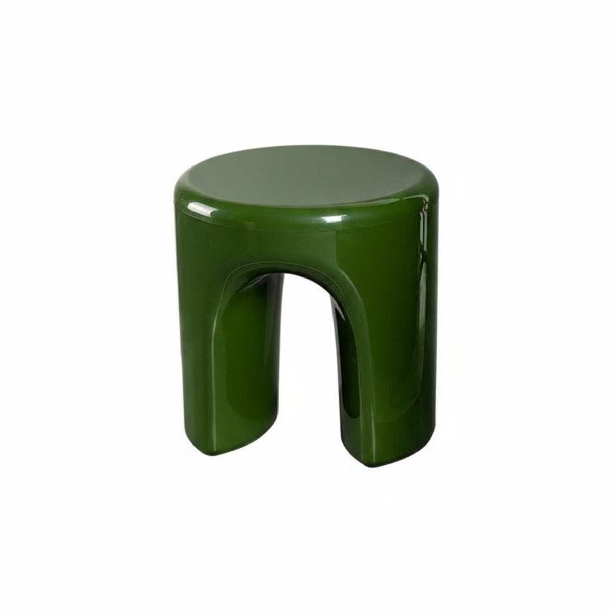 Nordic Design Arched Leg Stool Modern Minimalist Household Furniture Multi-Functional Side Table Multifunctional for Apartment Dwellers, Interior Design Enthusiasts, Living Room, Entryway, Small Areas, Bedroom