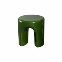 Nordic Design Arched Leg Stool Modern Minimalist Household Furniture Multi-Functional Side Table Multifunctional for Apartment Dwellers, Interior Design Enthusiasts, Living Room, Entryway, Small Areas, Bedroom