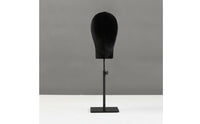 Mannequin Head with Stand Height-Adjustable Velvet Mannequin Head for Hair Stylists, Retail Stores, Window Displays