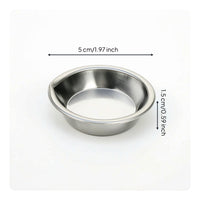 6 Pieces Mini Paint Palette Cups Compact Paint Cups with Pouring Lip Portable Dish Easy to Clean for Artists
