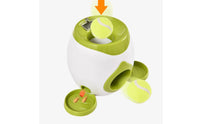 Intelligence Development Dog Treat Dispenser with Tennis Balls Exercise Interactive Dog Toy with Scoop Long-Lasting Fetch Toy No Batteries for Dogs