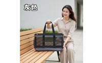 Mesh Pet Travel Bag Lightweight Shoulder Pet Carrier Easy to Ventilated Mesh Dog Transport Tote for Cat Owners, Outdoor