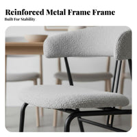 Modern Minimalist Design Violin support Chair designer-inspired Dining Seat firm support Foam padding Vanity Stool Multifunctional for Homeowners, Apartment Dwellers, Interior Designers, Bedroom, Makeup Room, Restaurant, Home Office
