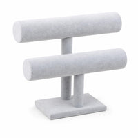 Bracelet Display Stand Two-Tier Bracelet Holder with Rectangular Base Detachable