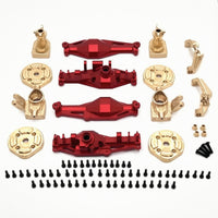 Axle Housing Kit Better Climbing Performance Steering Joint Low Center of Weight Distribution Diff Cover for Trail Runs