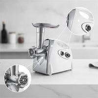 Compact Electric Meat Grinder Easy to Clean Meat Grinder with Sausage Stuffer Portable Appliance Allall-Purpose for Home Cooks