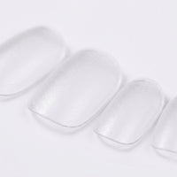 Nail for Manicure and Home Use, Artificial 100 Pieces with Matte Finish Extensions for Technicians, No Filing Required, Transparent