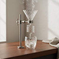 Spiral Coffee Dripper Stand Stable Base Pour over Coffee Stand Minimalist Design for Home, Kitchen Counter
