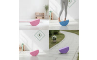 Supportive Crescent Fitness Block Stretching Half Moon Fitness Block Mobility Non-Slip for Beginners, Core Training, Home Workouts