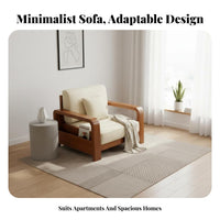 Storage Sofa Modern Design Living Room Furniture Small Space Solution Couch for Apartment Dwellers, Homeowners, Lounging Area, Home Theater