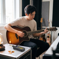 Portable Guitar Headphone Amplifier Compact Guitar Headphone Amp Pocket Amp for Guitarists, Beginners, Late-Night Practice, Home Rehearsal, Travel