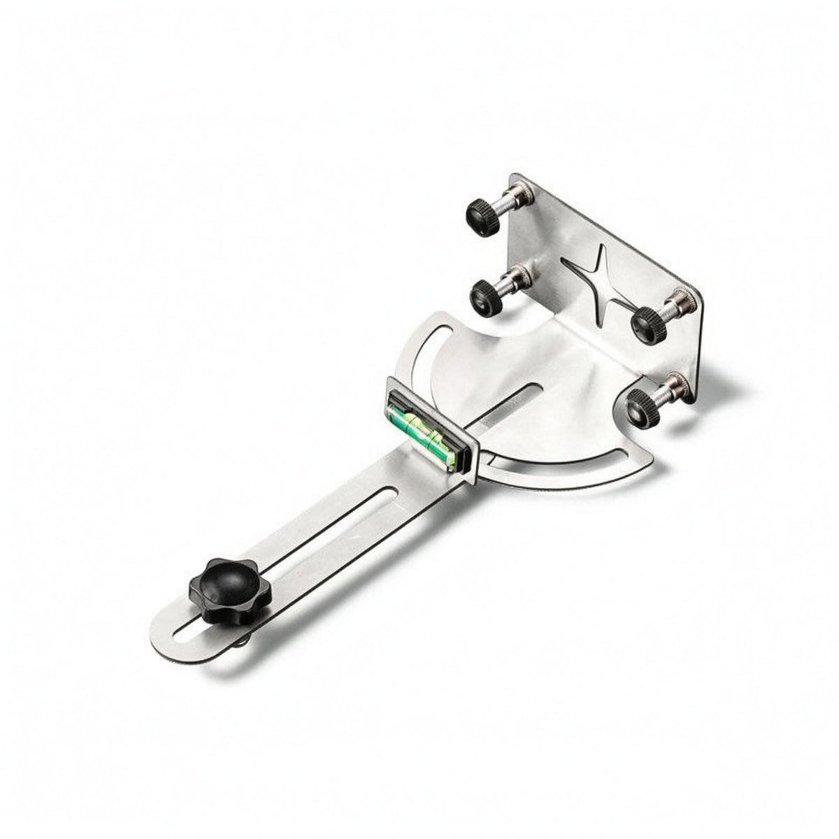 Slotted Arm Adjustable Laser Level Bracket All-Metal Measuring Tool Accessory