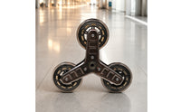 Triangle Replacement Casters Smooth Rolling Stair Climbing Wheel Replacement Caster with PU Wheels for Shopping Carts