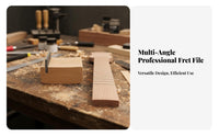 Olive Wood Body Guitar Fret Bevel File 2-in-1 Fret Bevel File for DIY Enthusiasts, Guitarists