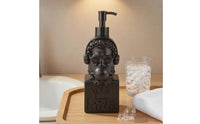 Raised Design Hip-Hop King Dispenser Square Base Sculptural Pump Dispenser Embossed Decorative Item