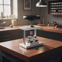 Watch Case Opener Machine Adjustable Watch Case Opener with Handwheel Professional Caseback Removal Tool for Workbenches