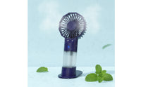 Handheld Misting Fan Compact Handheld Fan with Mist Desk-Standing for Travel