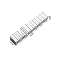 Jewelry Forming Mold Block Hardened Steel Metal Forming Block with Grooves Tool Machined Heavy-Duty for Jewelers, Metalworking
