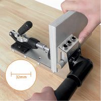 Pocket Hole Jig Angled Pocket Hole Jig with Dust Port Drill Guide Adjustable Quick-Clamp for Woodworkers, Furniture Joinery