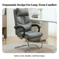 Reclining Sled Base Chair Ergonomic Design Office Furniture Support
