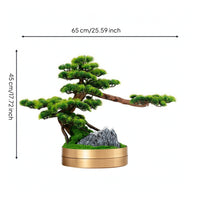 Indoor Fake Conifer Bonsai Tabletop Artificial Bonsai Tree Decorative Artificial Conifer Ornament Minimalist for Hotel