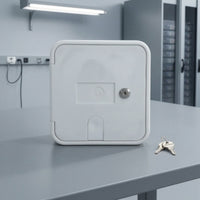 Cable Access Cover Weatherproof Cable Cover with Lock Protected for Wall Installation