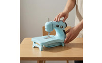 Foot Pedal Tabletop Sewing Machine Carrying Handle Compact Sewing Machine