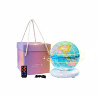 Augmented Reality AR Globe Display Early Education Tool Interactive Star Display Globe Easy-Read Map for Children, Playroom, Classroom, Home
