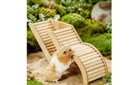 Hamster Tunnel with Ramp Climbing Wooden Hamster Smooth Pet Supply for Hamsters