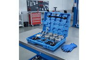 Bushing Tool Kit with Carrying Case Universal Pull and Press Sleeve Kit Bushing Removal Tool for Mechanics, Garage