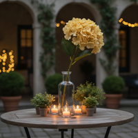 Artificial European Hydrangea Stem, 54 Petals, for Home, Hotel, and Event Decor