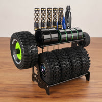 RC Car Wheel Holder Open Frame RC Wheel Organizer for Repair Corners, Garages