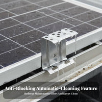 Rustproof Stainless Steel Solar Drainage Clip Prevents Dust Accumulation Solar Panel Drainage Clip Weather Resistant Anti-Clogging for Maintenance Technicians, Property Owners, DIY Enthusiasts, Outdoor, Rooftops, RV Roofs
