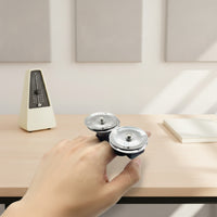 Finger Cymbals Compact Finger Jingle Shaker Accessory with Elastic Strap Ergonomic Hand Shaker with Elastic Strap Portable