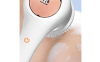 Waterproof Electric Shower Brush with Interchangeable Heads Massaging Electric Bath Brush Comfortable Gentle for Adults