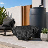 Drawstring Closure Oxford Cloth Drum Cover Tapered Industrial Accessory