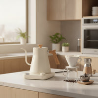 Temperature Control Electric Gooseneck Kettle Stainless Steel Gooseneck Kettle Digital Water Boiler Exact for Coffee Lovers, Baristas, Kitchen