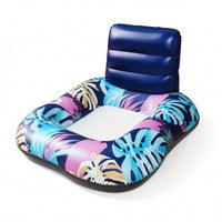 Inflatable Pool Lounger Floating Pool Lounger Water Lounge Lounger Foldable Portable for Adults, Backyard