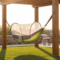Anti-Rollover Bug Net Suspended Bed High-Density Mesh Camping Suspended Bed Lightweight Hanging Bed Long-Lasting for Children, Indoor