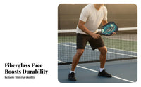 Pickleball Paddle Non-Slip Grip Pickleball Paddle Set Lightweight Shock Absorption for Tournament Play