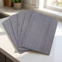 Nanoscale Microfiber Cleaning Cloth, Extremely Fine Microfibre Cloth for Glass and Mirrors, Reusable Cleaning Cloths for Furniture and Cookware
