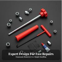 Multi-Functional Valve Core Remover Installer Kit Universal Fit Tire Valve Stem Tool Kit Long-Lasting for Car Owners, Garage