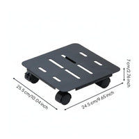 Plant Pot Mover with Wheels Versatile Rolling Pot Mobility Tray Floor Protection Rolling Planter Cart for Indoor, Outdoor, Balcony