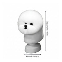 Pet Grooming Practice Head Dog Grooming Mannequin with Hair Smooth