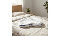 Contoured Leg Pillow Cover Comfortable Knee Pillow Cover Skin-Friendly Replacement Pillowcase Long-Lasting for Bedroom
