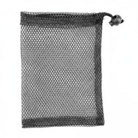 Drawstring Net Bag Polyester Mesh Sack Lightweight Pickleball Ball Bag for Swimmers, Gym, Beach, Travel