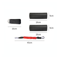 Elastic Cord Protective Slide Coach Sweat Resistant Basketball Resistance Band Set for Gym