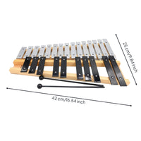 25 Note Xylophone Classroom-Friendly Xylophone with Carry Case Glockenspiel with Carrying Bag for Kids, Beginners